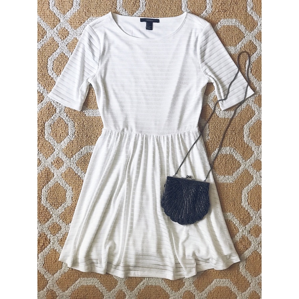 Flirty Sheer striped dress
